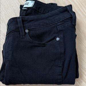 PAIGE Women's Black Jeans